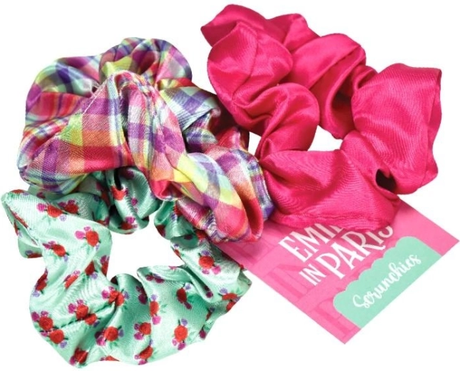Set de gomas para el pelo Emily in Paris (3 uds)