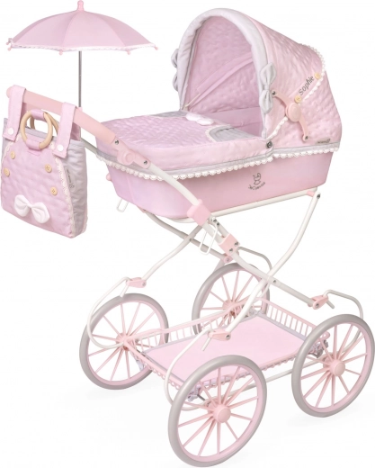 Cochecito plegable para muñecas con bolso y accesorios Sophie 81 cm