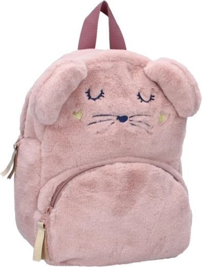 Mochila infantil de peluche Prêt The Adorables rosa 27 cm