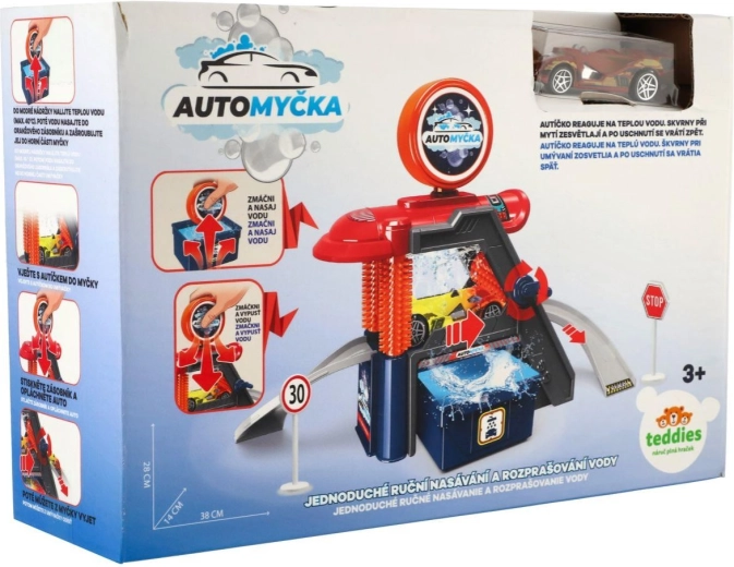 Lavado de coches con cochecito que cambia de color y accesorios - 1 pieza