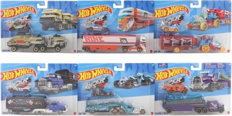 Camión de transporte HOT WHEELS con cochecito 1:64