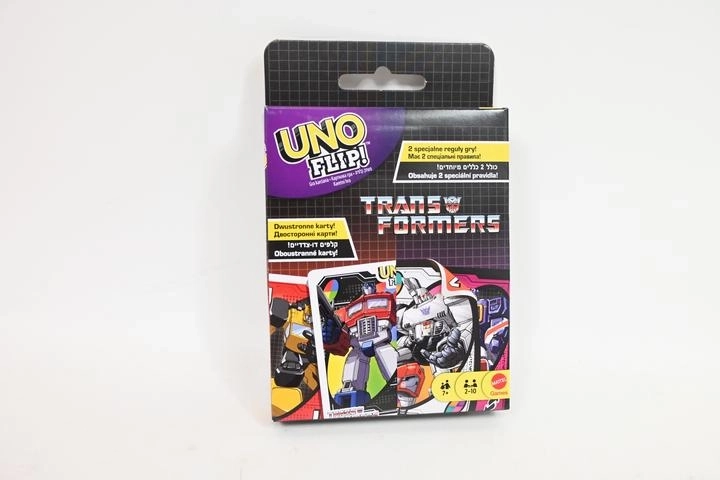 Mattel Uno flip! Transformers juego de cartas