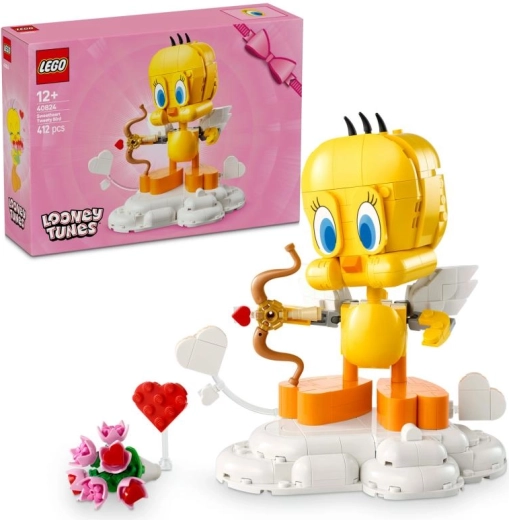 LEGO Tweety como Cupido – set de construcción de San Valentín para exhibir