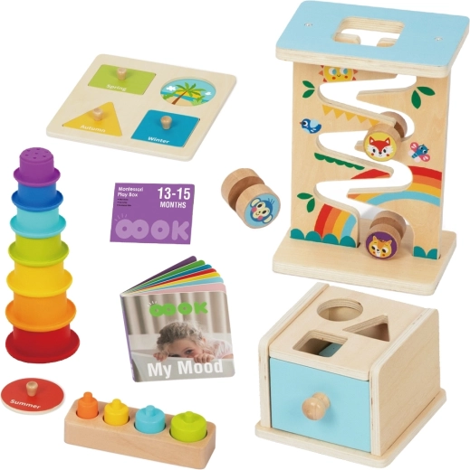 6 actividades en un set Montessori