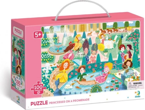 Puzzle DODO: princesas de paseo, 100 piezas