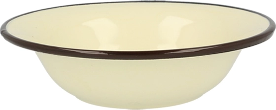 Silesia Rybnik cuenco esmaltado 0,95 l crema