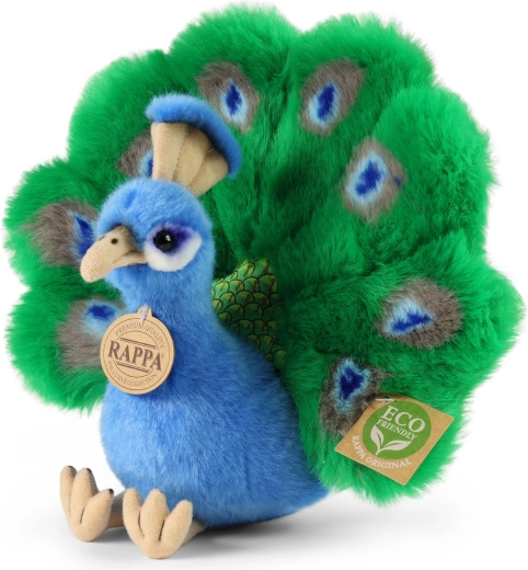 Pavo de peluche Rappa eco-friendly 22 cm - 1 pieza