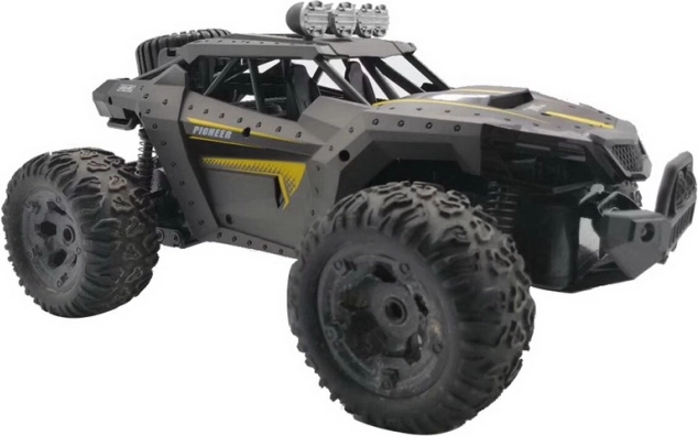 Coche RC todoterreno PIONEER con cámara, gris, 1:12