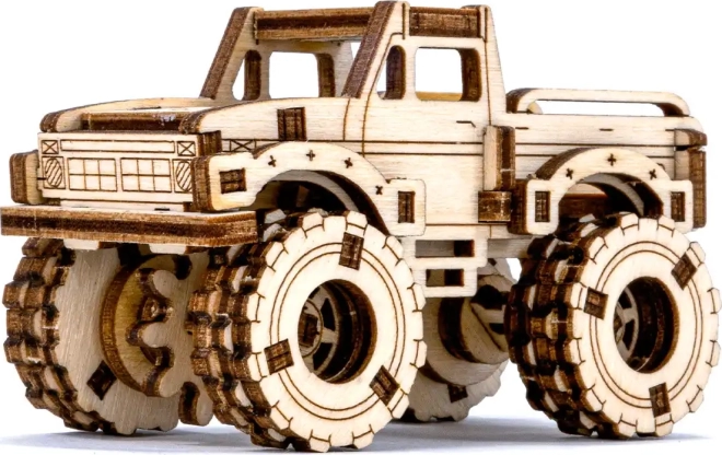 Rompecabezas 3D de madera – modelo de monster truck