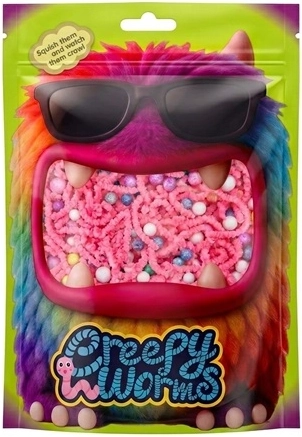 Stnux Creepy worms gusanos sensoriales rosas