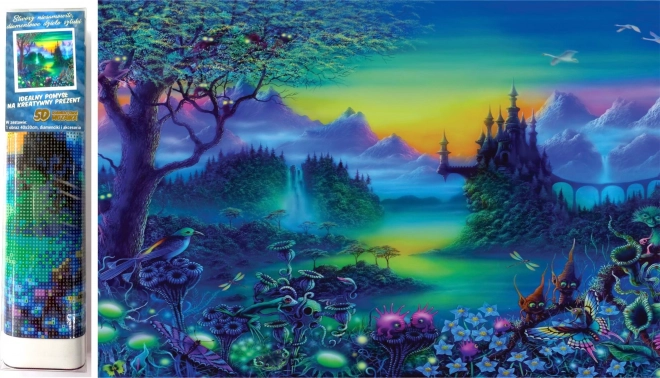 Norimpex pintura con diamantes Castillo misterioso 30x40 cm