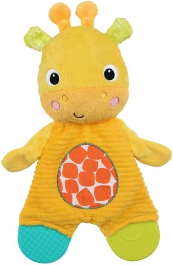 Mordedor de peluche Bright Starts Snuggle & Teethe elefante para bebés