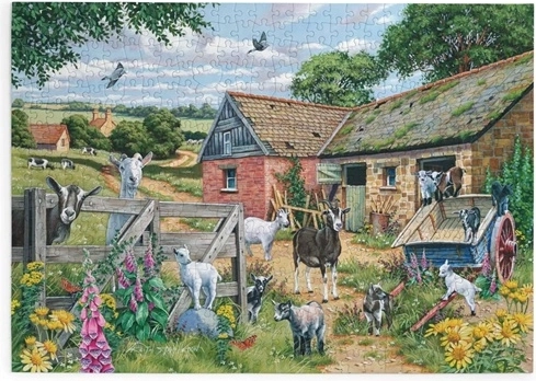 House of Puzzles Granja alegre – puzzle de 500 piezas grandes