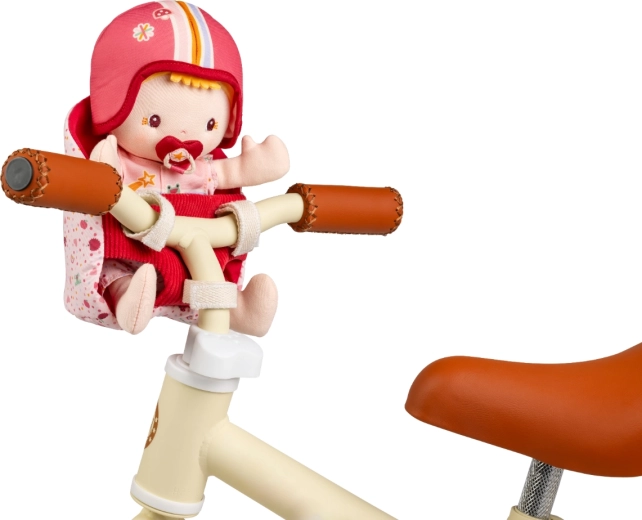 Lilliputiens muñeca de tela Lena con asiento de bici para el manillar