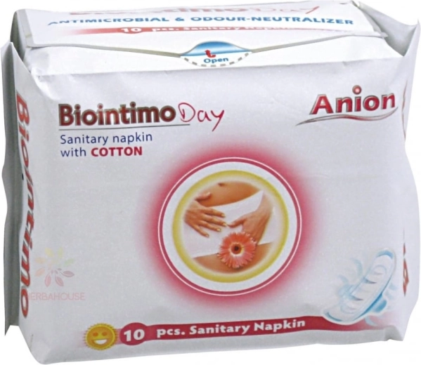 Biointimo Anion compresas higiénicas diarias 10 uds