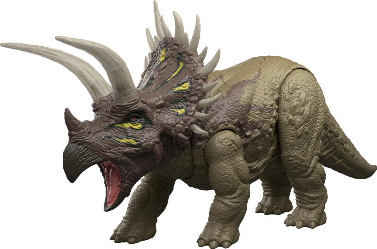 Triceratops realista con detalles elaborados