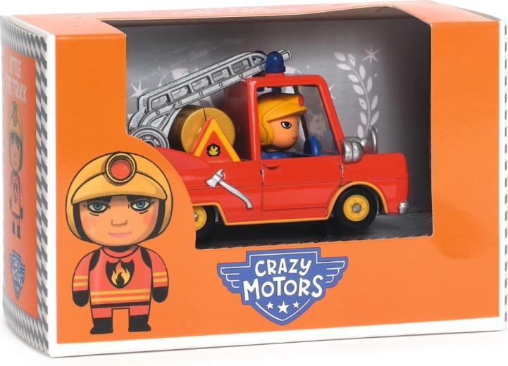 DJECO Crazy Motors cochecito de bomberos
