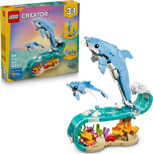 LEGO Creator 3 en 1 Animales marinos: adorables delfines