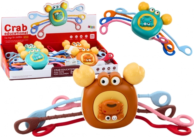 Cangrejo sensomotor interactivo – mordedor de silicona para niños