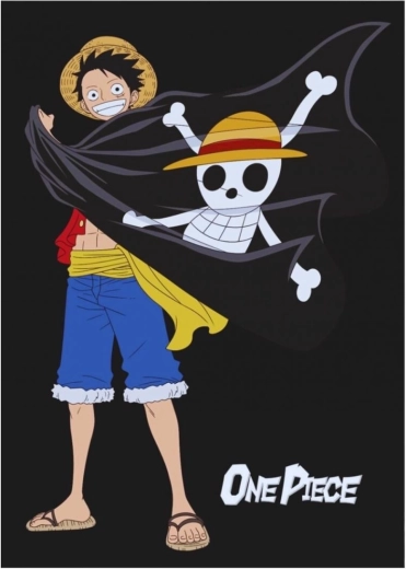 Manta de forro polar One Piece - 1 unidad