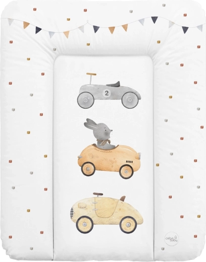Ceba Baby cambiador blando para cómoda 50 × 70 cm Basic Bunny Driver