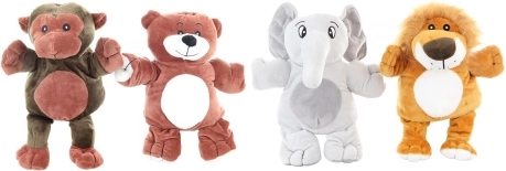 Marioneta de peluche de animalito 27 cm