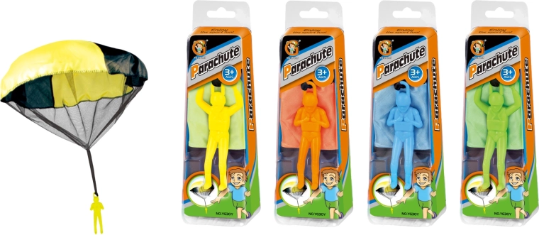 Figura lanzable con paracaídas 51 cm – varios colores