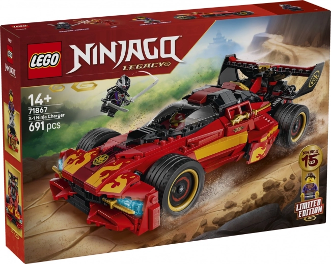 LEGO NINJAGO Corredor Ninja X-1 – 15.º aniversario
