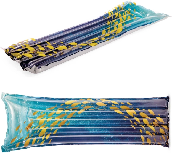 Colchoneta hinchable con motivo de peces Intex