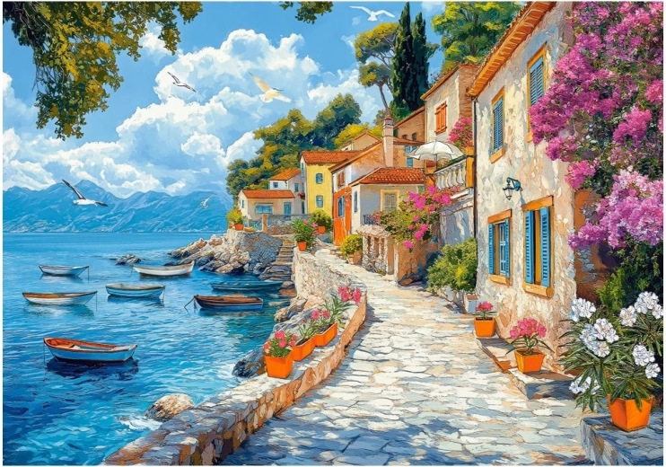 Puzzle Paseo Mediterráneo 500 piezas CASTORLAND