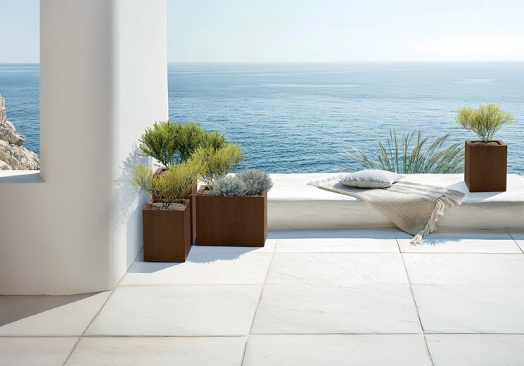 Aspecto moderno para terrazas e interiores