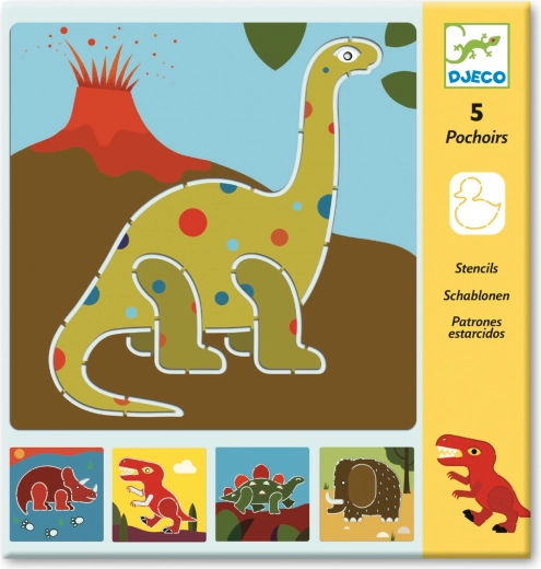 Plantillas de Dinosaurios de Djeco