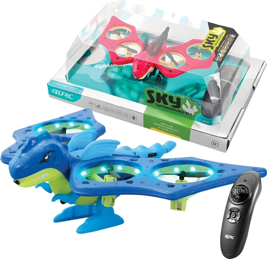 Dron RC de dinosaurio para niños