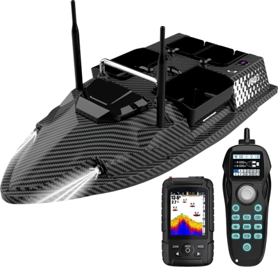 Barco cebador Flytec V803 Pro con GPS y sonar 5200 mAh