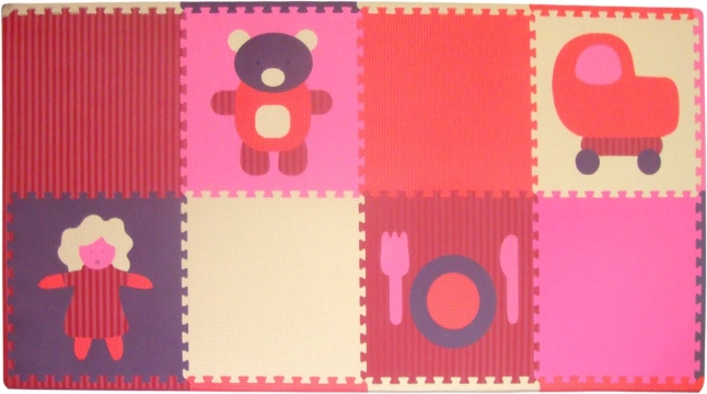 Puzzle de espuma Juguetes para niñas con bordes