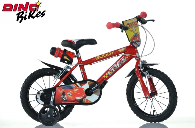 Bicicleta infantil de 16 pulgadas DISNEY CARS con ruedines