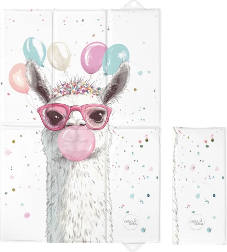 Ceba baby cambiador de viaje basic crazy lama 60 × 40 cm