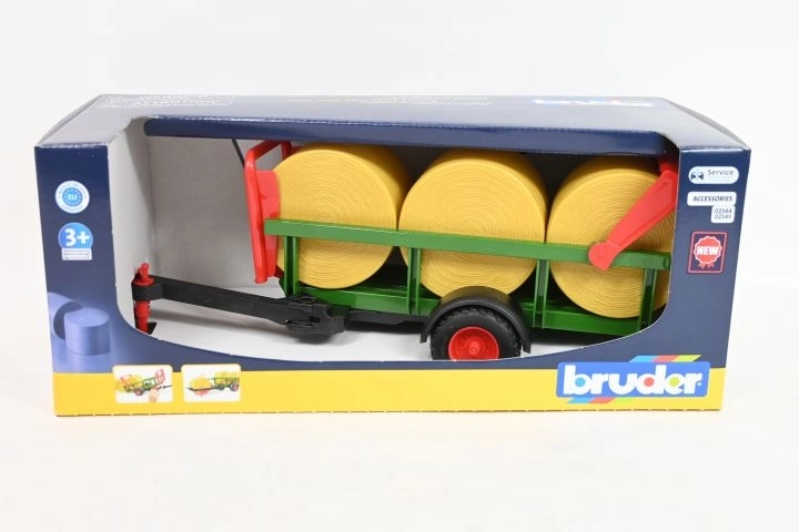 Remolque BRUDER para pacas con 3 pacas