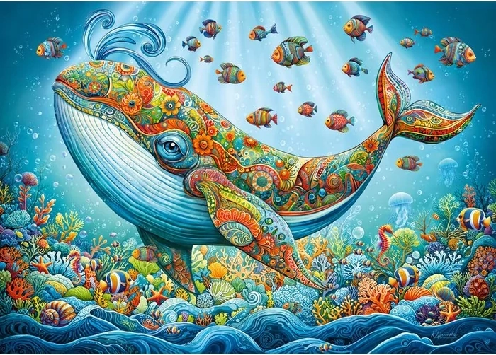 Puzzle Príncipe Ballena de 1000 piezas