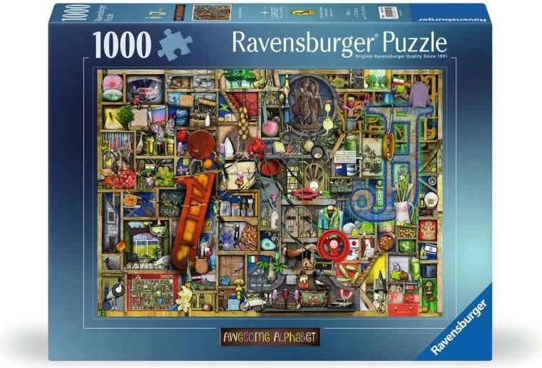 Puzzle Ravensburger Alfabeto asombroso – letra I y J, 1000 piezas
