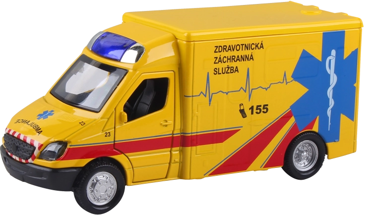 Ambulancia de rescate ZZS Mercedes-Benz 1:36 sin embalaje