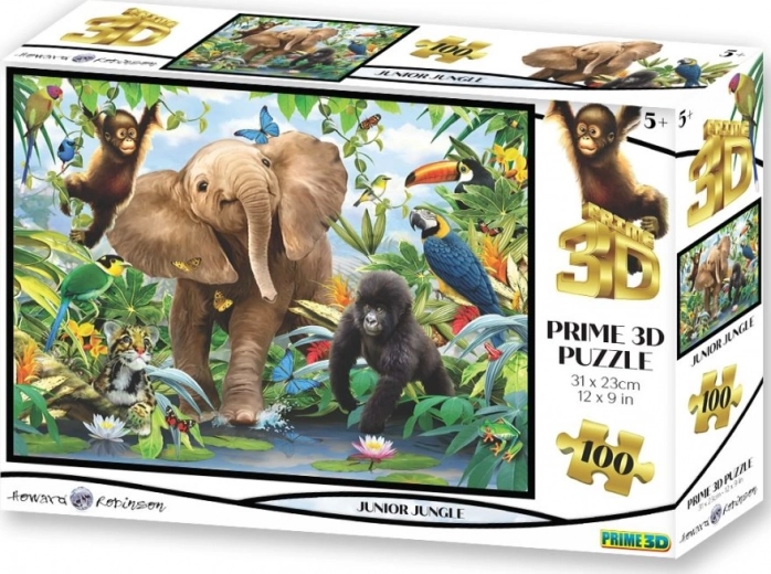Puzle 3D Junior Jungle 100 piezas