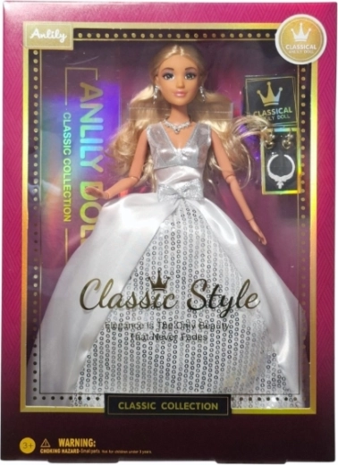Muñeca con vestido de gala - 1 pieza