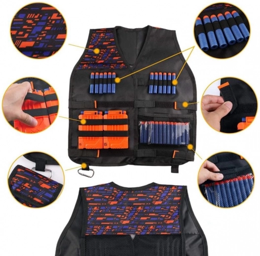 Chaleco táctico con sistema de almacenamiento inteligente