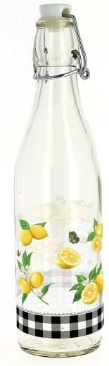 Botella con cierre de palanca 1 l limón