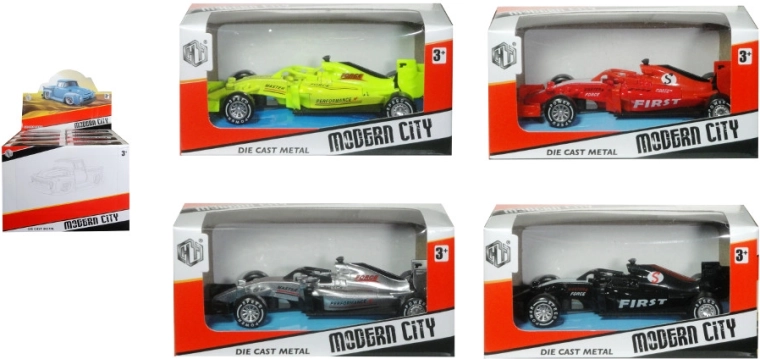 Coche de carreras – modelo deportivo de metal y plástico