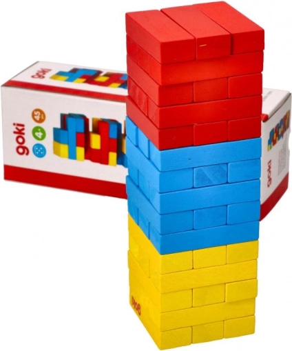 Torre de equilibrio de madera Goki