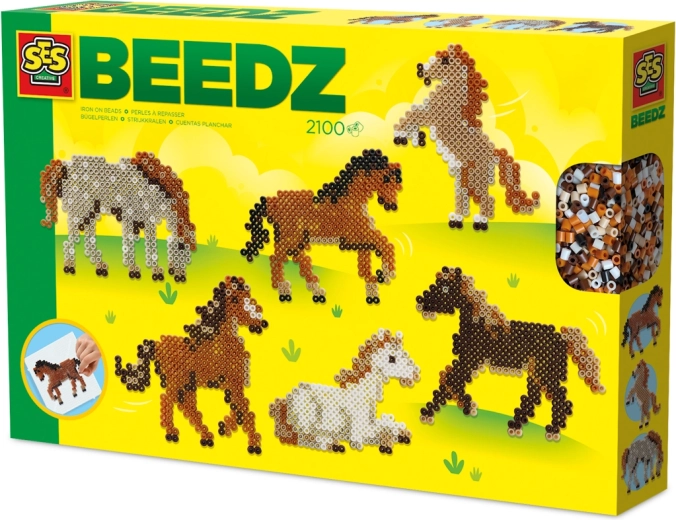 Cuentas para planchar – Caballos salvajes, kit creativo para niños