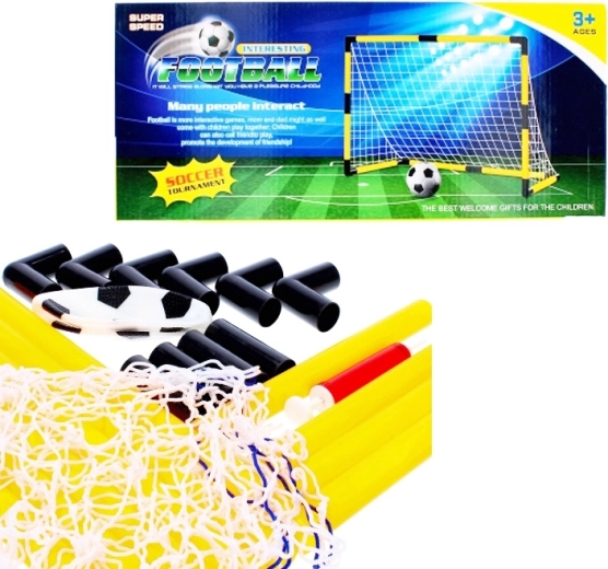 Set para jugar al fútbol para niños con portería y balón