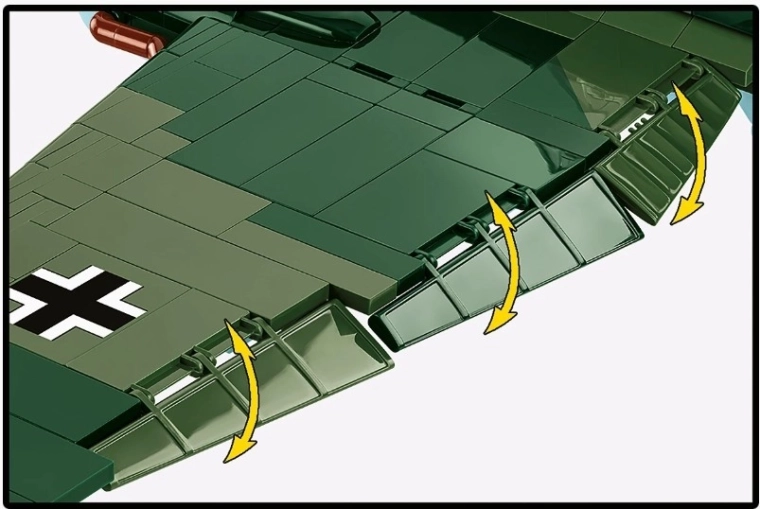 Flaps móviles y superficies de control realistas